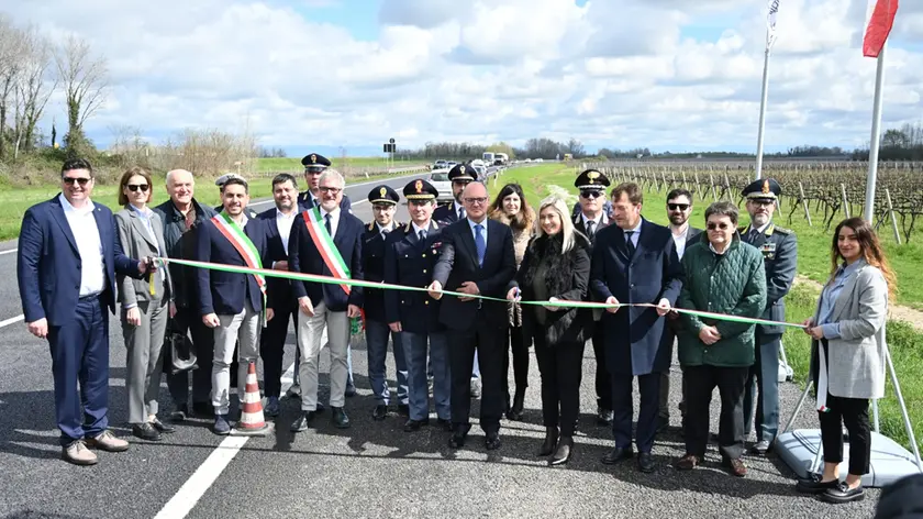 L'inaugurazione dei nuovi tutor sulla Cimpello-Sequals