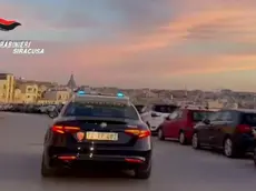 Pattuglia del nucleo Radiomobile dei Carabinieri di Siracusa a Ortigia