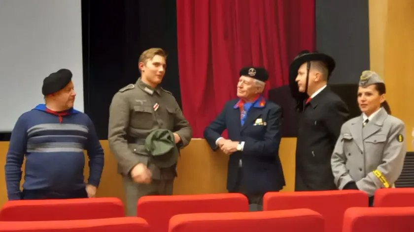 Le immagini prima della proiezione del Comandante