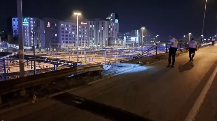 Il punto dove l'autobus ha sfondato il guard-rail