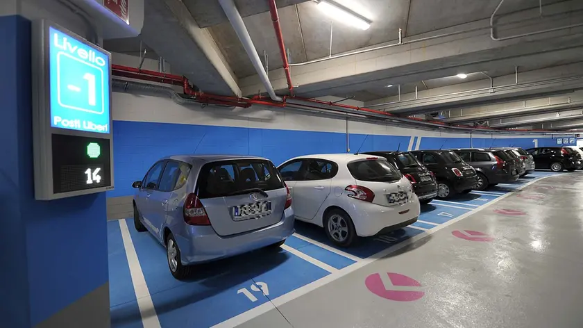 Udine 13 Giugno 2016. Nuovo parcheggio interrato di Piazzal Primo Maggio. Foto Petrussi Foto Press