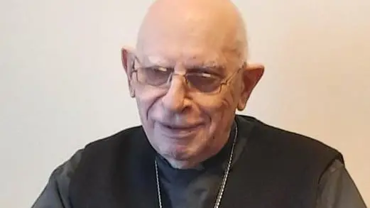 Monsignor Ovidio Poletto, 88 anni