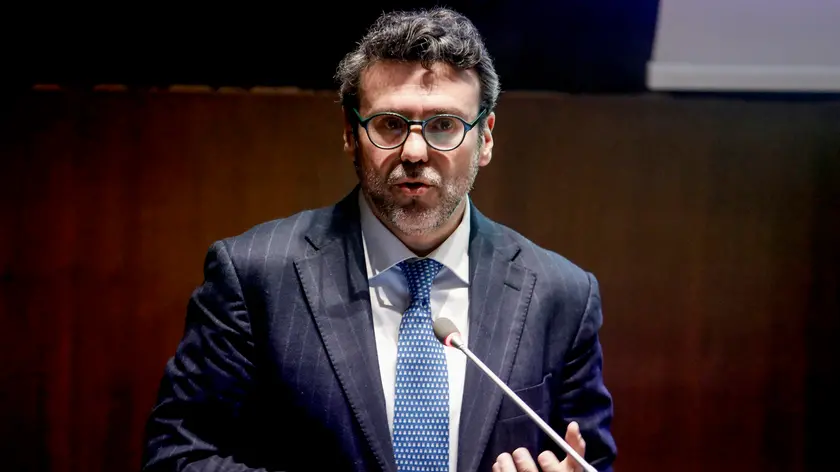 Paolo Boccardelli, professore ordinario di strategie d'impresa all'Università Luiss e direttore del centro di ricerca in stategic change Franco Fontana, partecipa all'evento "Look4ward - Le nuove competenze per le sfide globali" organizzato da Intesa Sanpaolo a Milano, 21 marzo 2024. ANSA/MOURAD BALTI TOUATI (npk)