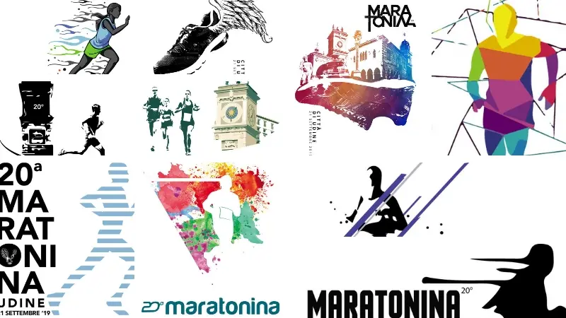 I loghi della maratonina edizione 2019