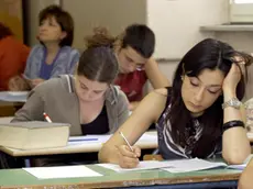 Studenti di un liceo in una foto di archivio