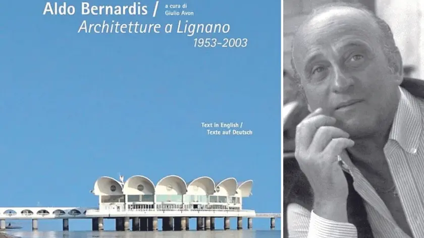 La copertina del volume di Gaspari dedicato a Aldo Bernardis (a destra)