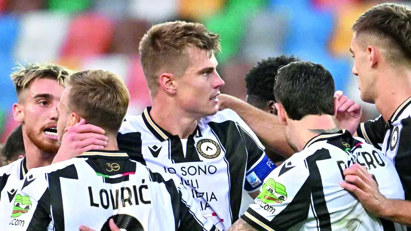 Udine 25 settembre 2024 calcio coppa italia Udinese vs Salernitana©Foto Petrussi