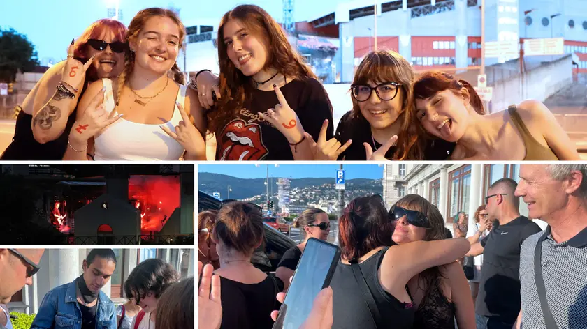 Alcune foto della vigilia del concerto dei Maneskin a Trieste (Lasorte)