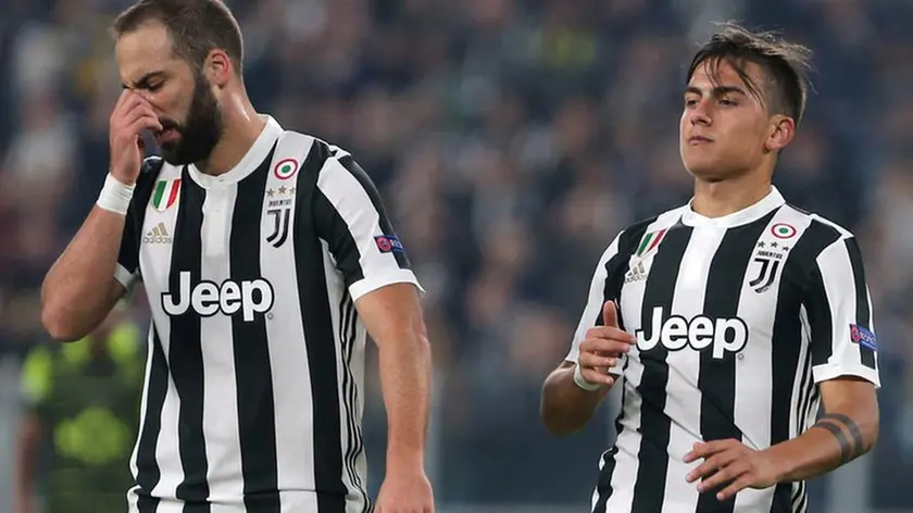 Juventus-Sporting Lisbona - Champions League Nella foto: Paulo Dybala e Gonzalo Higuain - Juventus