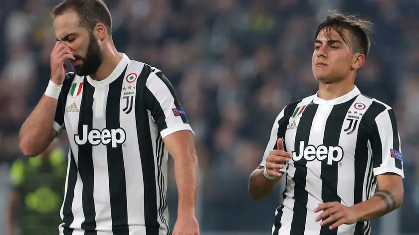 Juventus-Sporting Lisbona - Champions League Nella foto: Paulo Dybala e Gonzalo Higuain - Juventus