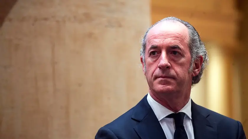 Il presidente della Regione Veneto, Luca Zaia,