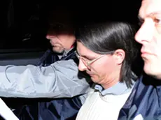 Udine 19 Settembre 2013. Omicidio Silvia Gobbato. L'omicida esce dalla caserma dei Carabinieri per essere tradotto in carcere. Telefoto Copyright Petrussi Foto Press