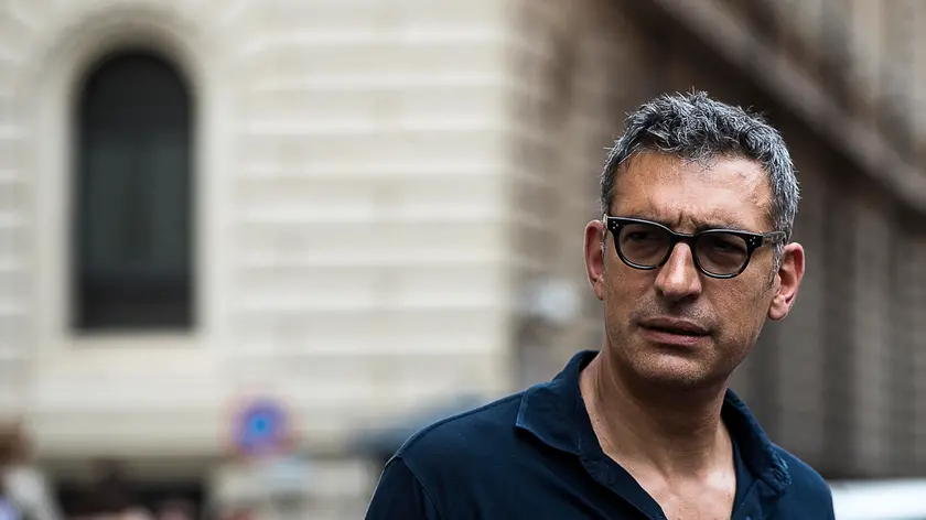 Francesco Siciliano durante i funerali di Raffaele La Capria presso la chiesa Sant'Ignazio, Roma, 28 giugno 2022. ANSA/ANGELO CARCONI