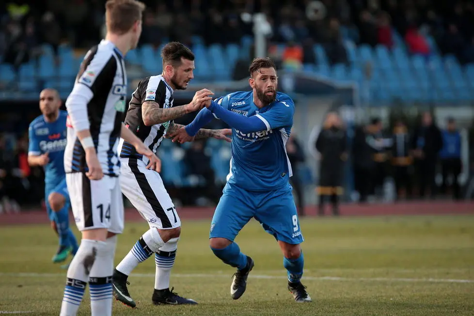 Partita Empoli Udinese, Empoli attaccante Levan Mchedlidze - Foto Carlo Sestini