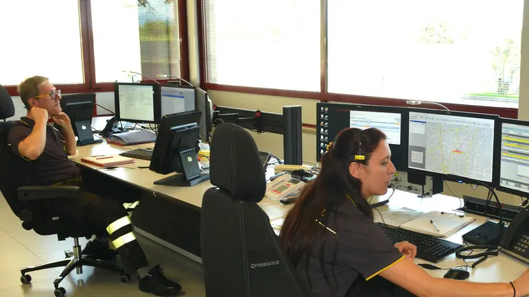 Udine 26 Luglio 2017. nuova sala operativa vigili del fuoco via popne Petrussi FOTO MASSIMO TURCO