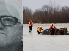 Iris Soncin, deceduto nel guado di Murlis. A destra, il recupero dell'auto da parte dei vigili del fuoco