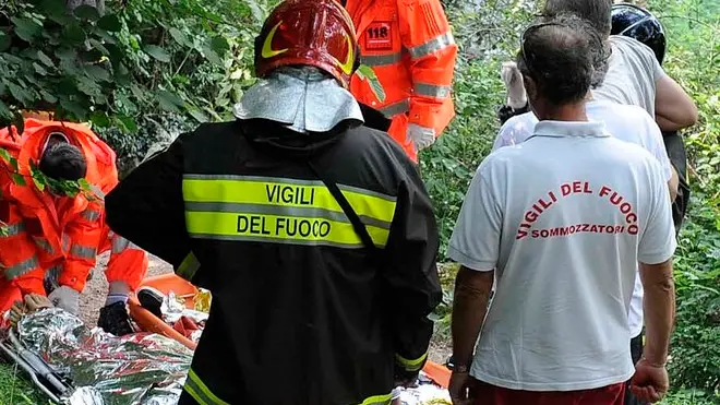 Forgaria 18 Luglio 2011. Ragazzi annegati nel Lago del Cornino. Telefoto copyright Foto PFP