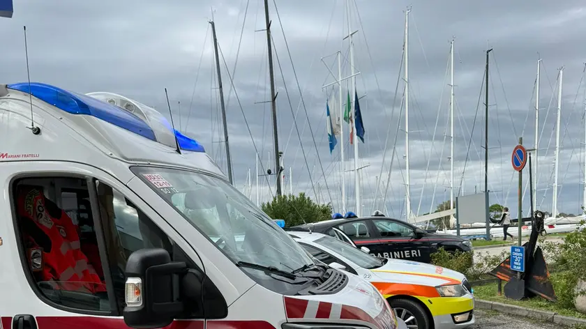 L'intervento del personale del 118 alla Marina Sant'Andrea di San Giorgio di Nogaro