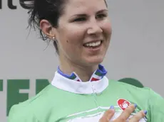 Foto Belen Sivori/LaPresse.27/06/2015 Torino, Italia.Sport.Campionati italiani di ciclismo.Nella foto: arrivo Donne Elite, Elena Cecchini vincitore..Photo Belen Sivori/LaPresse.27/06/2015 Turin, Italy.Sport.Italian cycling championships.In the pic: Donne Elite, Elena Cecchini winner