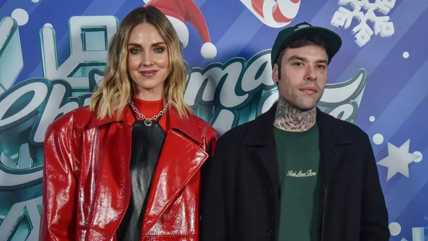 Chiara Ferragni e Fedez all’opening di A Christmas Magic, l’incredibile mondo natalizio presso Allianz Mico, Milano 6 Dicembre 2023 ANSA/MATTEO CORNER