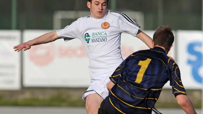Manzano, 06 aprile 2013. Calcio- Dilettanti. Manzanese vs Flaibano. Copyright Foto Petrussi / Ferraro Simone