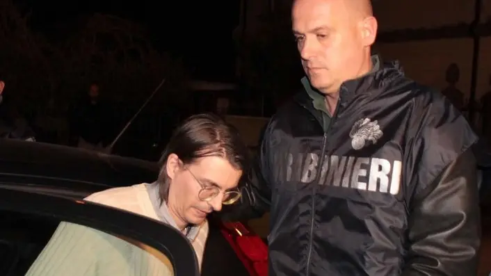 Udine 19 Settembre 2013. Omicidio Silvia Gobbato. Nicola Garbino accusato dell' omicidio entra in carcere. Telefoto Copyright Petrussi Foto Press