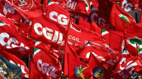 Una manifestazione della Cgil