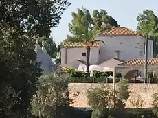 La masseria di Ceglie Messapica, in Puglia, dove la premier Giorgia Meloni sta trascorrendo le vacanze, 21 agosto 2023. ANSA/ DANILO SANTORO