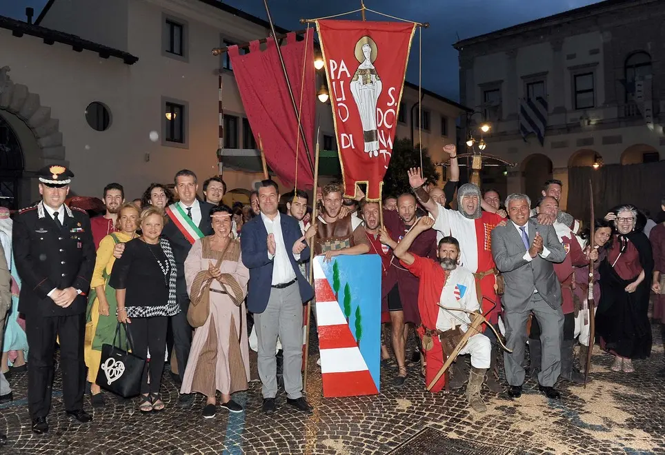 Cividale 21 Agosto 2016. Borgo di Ponte vince il Palio di San Donato 2016. © Foto Petrussi / Petrussi Diego