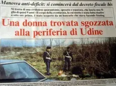 La pagina del Messaggero Veneto dedicata all'assassinio di Marina Lepre
