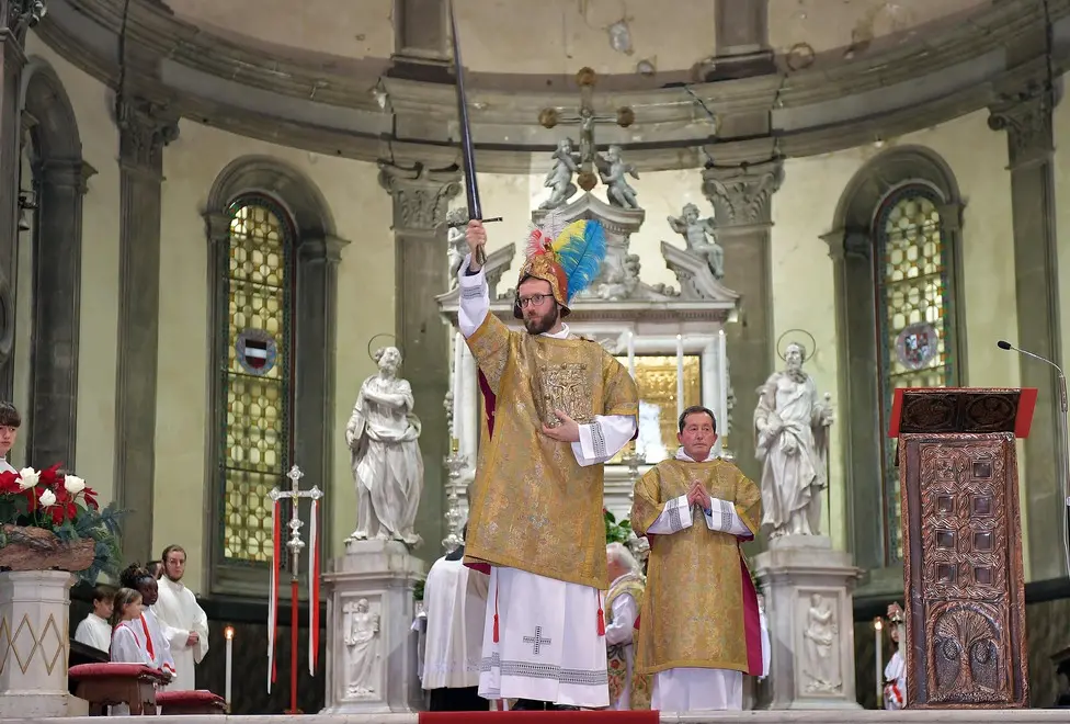 Cividale 6 Gennaio 2018. Messa dello Spadone. © Foto Petrussi
