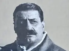 La gigantografia di Guareschi su una facciata su un altro condominio Ater a Udine