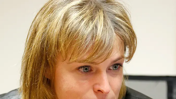 Borin Montebelluna conferenza stampa avv. Salandin con Emanuela Petrillo