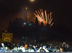 Udine 31 dicembre 2014 capodanno piazza primo maggio Telefoto Copyright Petrussi Foto Turco Massimo