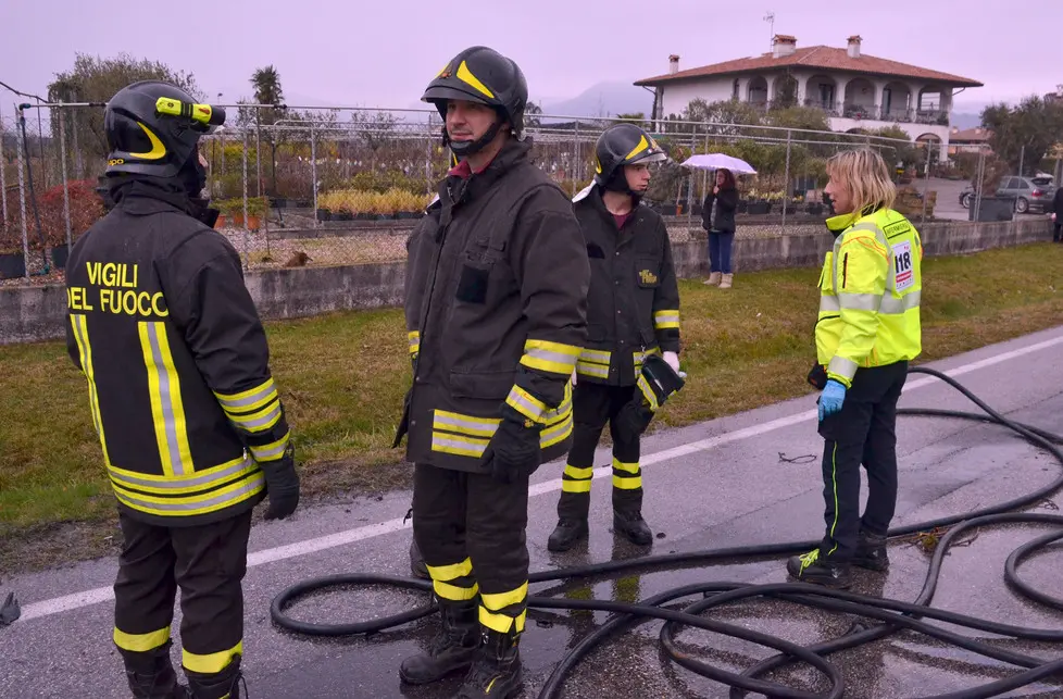 San Daniele del Friuli 09 gennaio 2016 incidente © Petrussi Foto Press -Turco Massimo