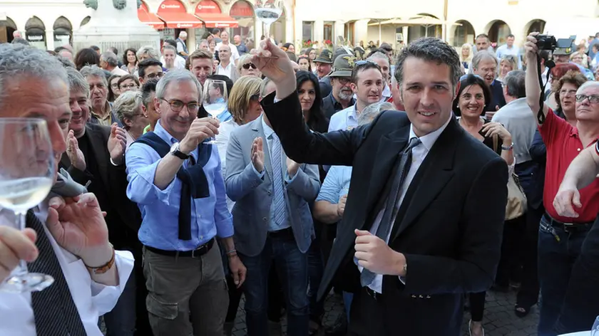 Cividale 2 Giugno 2016. Festa della Repubblica e festa per il riconfermato sindaco Balloch. Petrussi Foto Press