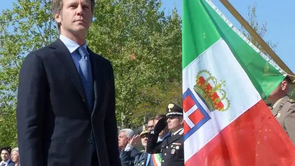 Bumbaca Gorizia 08.04.2017 Emanuele Filiberto al Parco della Rimenbranza © Fotografia di Pierluigi Bumbaca
