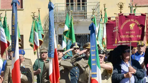 Pozzuolo 23 giugno 2018. Cerimona rientro salme alpini al Tempio di Cargnacco. © Foto Petrussi