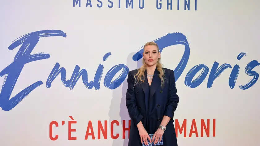 Barbara Berlusconi durante la presentazione del film Ennio Doris, Roma, 8 aprile 2024. ANSA/RICCARDO ANTIMIANI