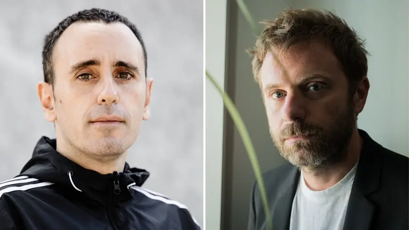 A sinistra Michele Rech (Zerocalcare) e Paolo Giordano: finalisti del Premio letterario internazionale Terzani