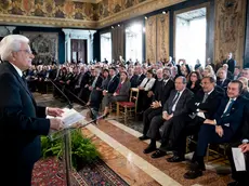 Foto Paolo Giandotti/Ufficio Stampa Quirinale/LaPresse09-02-2019 Roma - ItaliaPoliticaSergio Mattarella alla celebrazione del "Giorno del Ricordo" al Quirinale Il Presidente della Repubblica Sergio Mattarella rivolge il suo indirizzo di saluto in occasione della celebrazione del "Giorno del Ricordo" , oggi 9 febbraio 2019. (Foto di Paolo Giandotti - Ufficio per la Stampa e la Comunicazione della Presidenza della Repubblica)DISTRIBUTION FREE OF CHARGE - NOT FOR SALE
