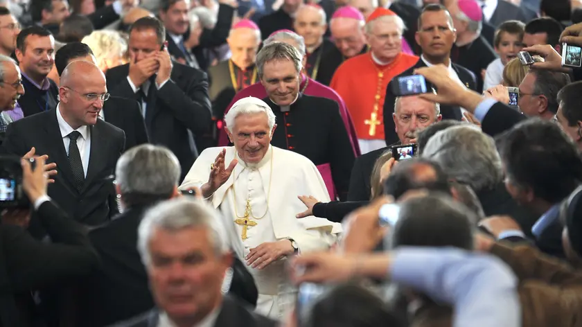 Aquileia 7 Maggio 2011. Visita Papa Benedetto XVI. Foto Petrussi