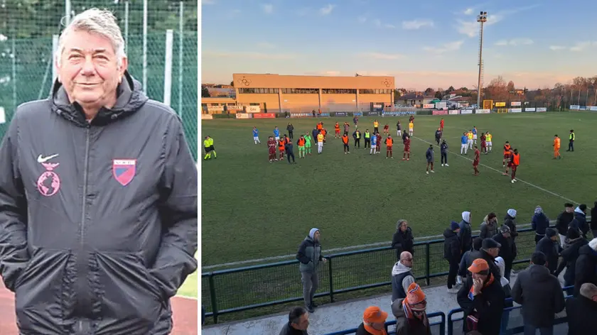 Sante Longato, 72 anni, morto a Carlino mentre assisteva alla partita tra Cjarlins-Muzane e l’Adriese