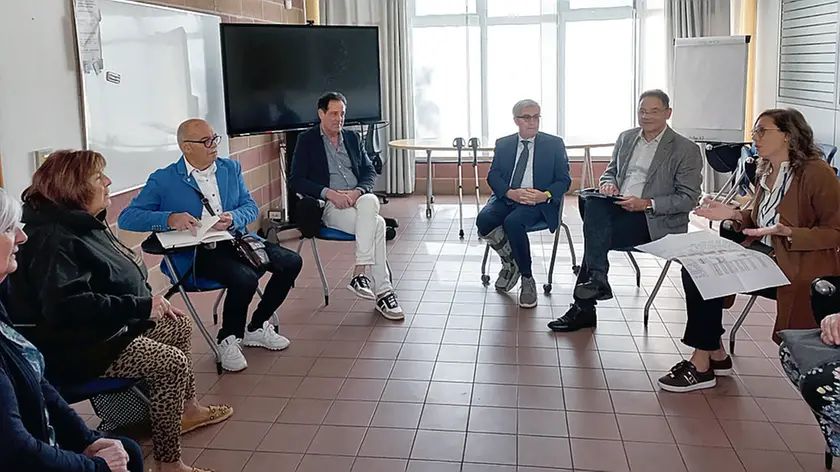 Un momento dell’incontro organizzato dal sindaco Fontanini e dall’assessore Manzan a San Domenico