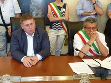 Il sindaco di Latisana Galizio e il collega di Palmanova Martines