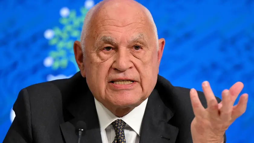 Il ministro della Giustizia, Carlo Nordio, durante una conferenza stampa al termine del Consiglio dei ministri a palazzo Chigi Roma, 29 maggio 2024. ANSA/ETTORE FERRARI
