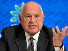 Il ministro della Giustizia, Carlo Nordio, durante una conferenza stampa al termine del Consiglio dei ministri a palazzo Chigi Roma, 29 maggio 2024. ANSA/ETTORE FERRARI
