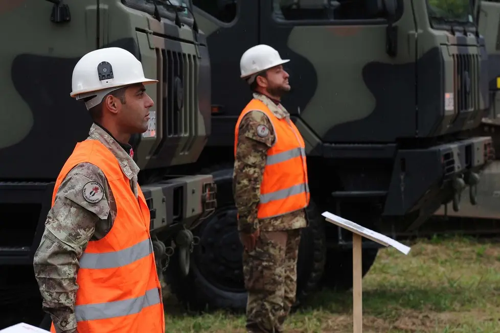 Udine 25 Settembre 2014. Esercitazione esercito al Cormor. © Petrussi Foto Press Srl Udine