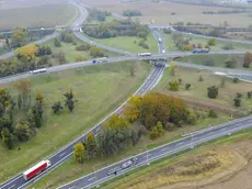 Autostrada A4: snodo di Palmanova (Foto Petrussi Diego Copyright)