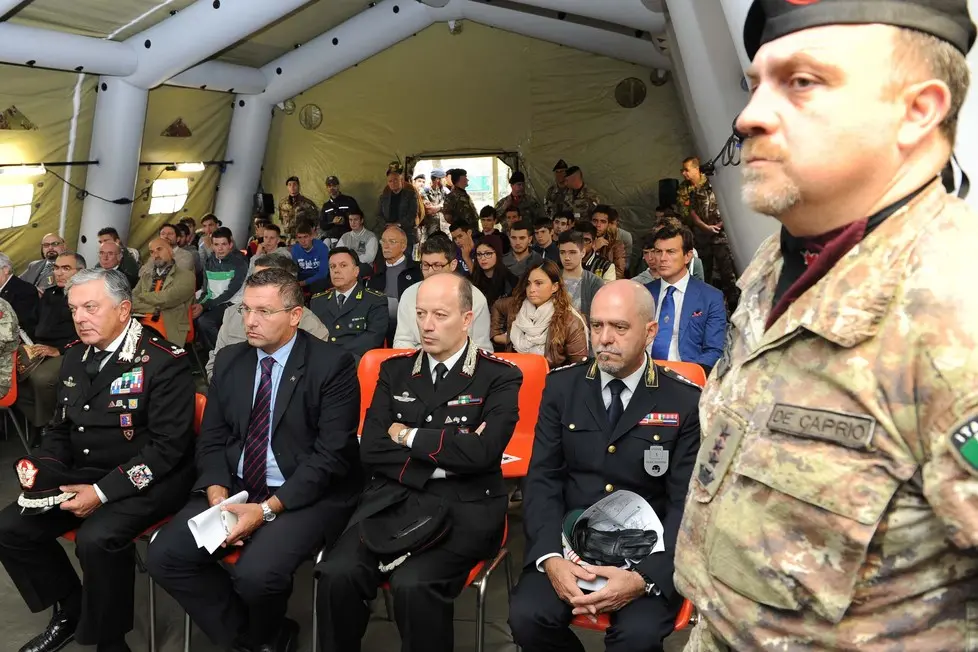 Udine 25 Settembre 2014. Esercitazione esercito al Cormor. © Petrussi Foto Press Srl Udine